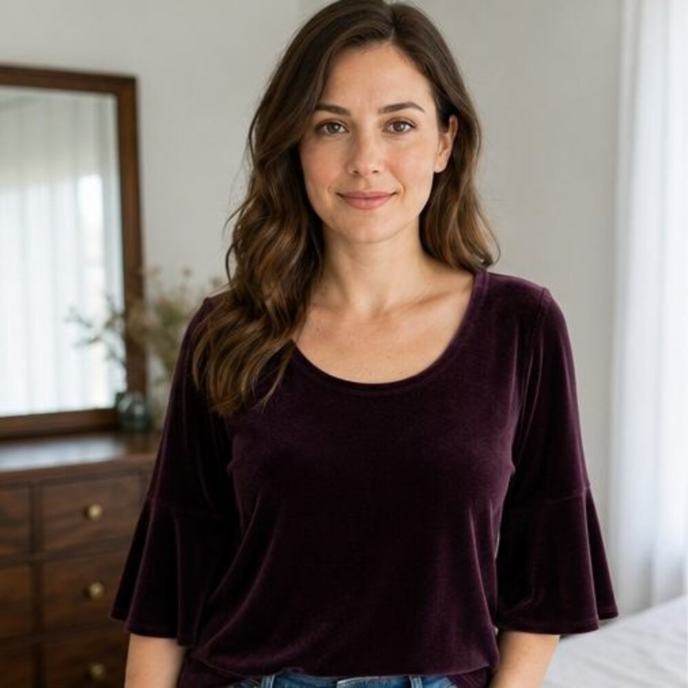 Rust Tunic Blouse